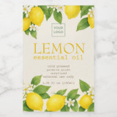 Custom Lemon Essential Oil Label Weinetikett (Einzelnes Label)