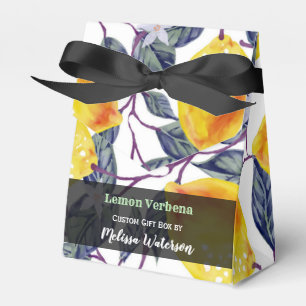 Custom Lemon Greenery Produkt-Geschenkboxen   Verp Geschenkschachtel