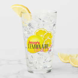 Custom Lemons für Lemonade Tumbler Drink Glass