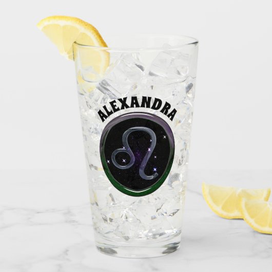 Custom Leo Glas (Vorderseite Ice)