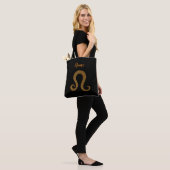 Custom Leo Zodiac Astrologie Signatur Personalisie Tasche (Am Model)