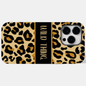 Custom Leopard Classic Moderne Print Classic Case-Mate iPhone Hülle (Rückseite (Horizontal))