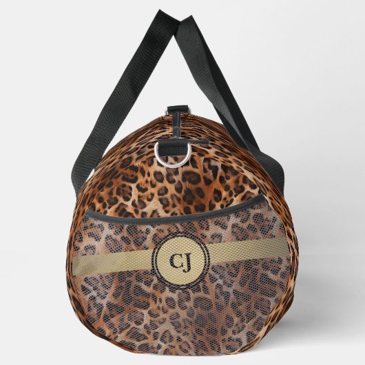 Custom Leopard Duffle Bag (Rechts)