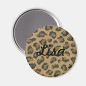 Custom Leopard Skin Magnet (Vorderseite/Rückseite)