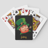 Custom Leprechaun St. Patricks Playing Cards Spielkarten (Rückseite)