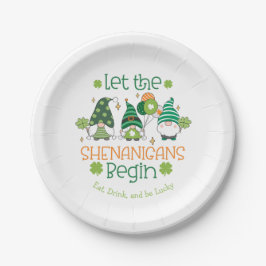 Custom Let the Shenanigans Begin Gnome Party Pappteller