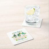 Custom Let the Shenanigans Begin Gnome Party Rechteckiger Pappuntersetzer (Vor Ort)