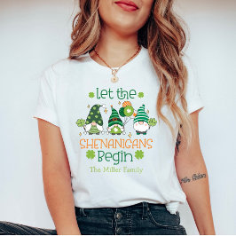 Custom Let the Shenanigans Begin Gnomes T-Shirt