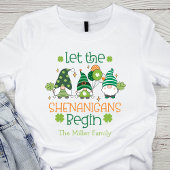 Custom Let the Shenanigans Begin Gnomes T-Shirt