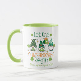 Custom Let the Shenanigans Begin Gnomes Tasse