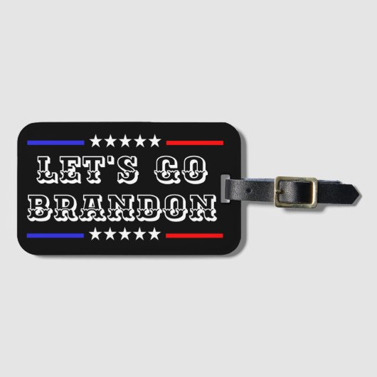 Custom LET'S GO BRANDON Funny Spaß FJB Politik Gepäckanhänger (Vorderseite (Horizontal))
