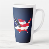 Custom LET'S GO BRANDON Trump 2024 Amerikanische F Milchtasse (Rechts)