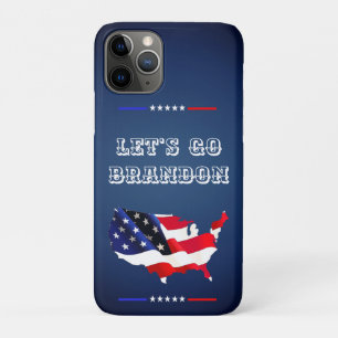 Custom LET'S GO BRANDON Trump 2024 Patriotische Fl Case-Mate iPhone Hülle