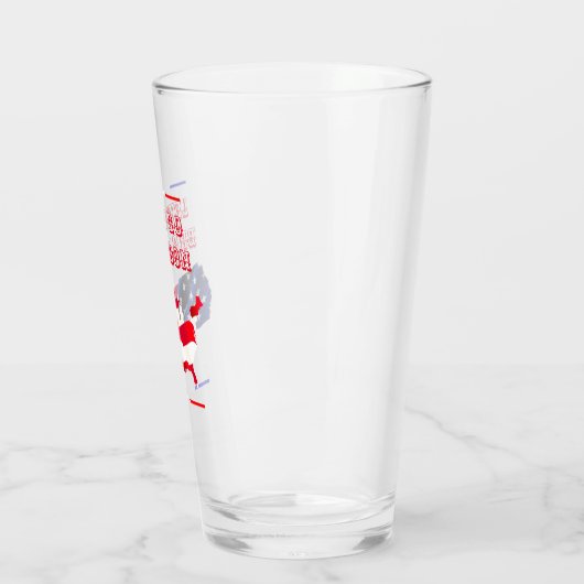 Custom LET'S GO BRANDON Trump 2024 US-Flag MAGA Glas (Links)