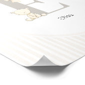 Custom Letter E Nursery Wall Art - Baby Name Print Poster (Ecke)