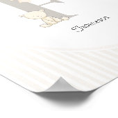 Custom Letter F Nursery Wall Art - Baby Name Print Poster (Ecke)