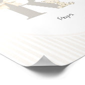 Custom Letter Q Nursery Wall Art - Baby Name Print Poster (Ecke)