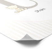 Custom Letter U Nursery Wall Art - Baby Name Print Poster (Ecke)