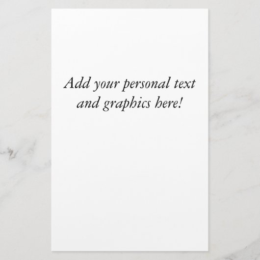 Custom Letter Wedding Stationery Briefpapier (Vorderseite)