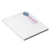 CUSTOM LETTERHEAD NOTE PADS 5 x 6 post it Notizblock (angewinkelt)