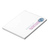 CUSTOM LETTERHEAD NOTE PADS 5 x 6 post it Notizblock (Rotiert)