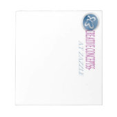 CUSTOM LETTERHEAD NOTE PADS 5 x 6 post it Notizblock (Vorderseite)