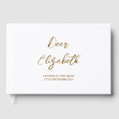 Custom Letters to Bride Scrapbook, Hen Do Scra Gästebuch (Vorderseite)