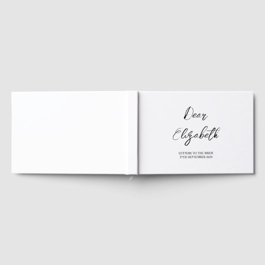 Custom Letters to Bride Scrapbook, Hen Do Scra Gästebuch (Voll)