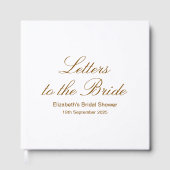 Custom Letters to Bride Scrapbook, Hen Do Scra Gästebuch (Vorderseite)