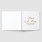 Custom Letters to Bride Scrapbook, Hen Do Scra Gästebuch (Voll)