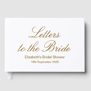Custom Letters to Bride Scrapbook, Hen Do Scra Gästebuch
