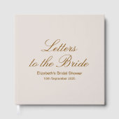 Custom Letters to Bride Scrapbook, Hen Do Scra Gästebuch (Vorderseite)