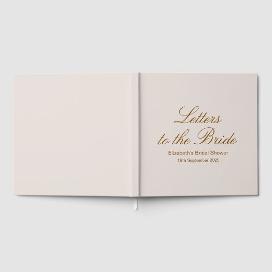 Custom Letters to Bride Scrapbook, Hen Do Scra Gästebuch (Voll)