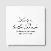 Custom Letters to Bride Scrapbook, Hen Do Scra Gästebuch (Vorderseite)