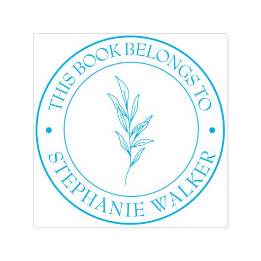 Custom Library Book Briefmarke - Ex Libris - Buchz Permastempel (Design)