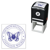 Custom Library Book Briefmarke - Ex Libris - Buchz Permastempel (Beispiel)