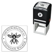 Custom Library Book Briefmarke - Ex Libris - Buchz Permastempel (Beispiel)