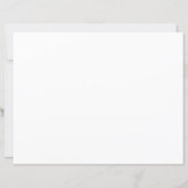 Custom Library Checkout Card Table Number Cards (Rückseite)