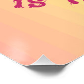 Custom Liebe Eyes Emoji Poster (Ecke)