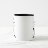 Custom Liebe My Two Border Collie Dogs Tasse (Zentrum)