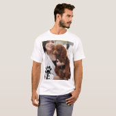 Custom LIEBE Paw Print T - Shirt - Für Hunde Liebh (Vorne ganz)