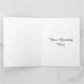 Custom LIEBE Square Letters Ombre Red & Yellow Karte (Innenseite)