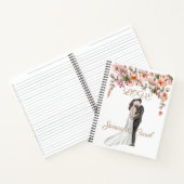 Custom Liebe Wedding Edit in Design Paper Editor Notizblock (Innenseite)