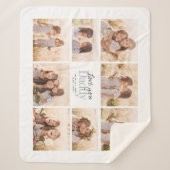 Custom Liebe You Daddy Vathers Day Foto Collage Sherpadecke (Vorderseite)