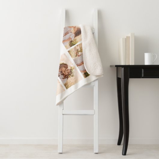 Custom Liebe You Daddy Vathers Day Foto Collage Sherpadecke (Beispiel)