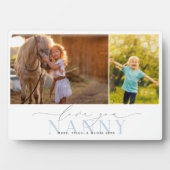 Custom Liebe You Nanny 2 Foto Collage Fotoplatte (Vorderseite)