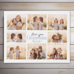 Custom Liebe You Oma Oma Grandkids FotoCollage Künstlicher Leinwanddruck<br><div class="desc">Liebe,  Oma! Eine wunderschöne,  moderne Kollektion von Foto für eine geliebte Großmutter verbindet handgeschriebene Schrift mit moderner Typografie und Layout. Füllen Sie diese individuell gestaltete Bildtafel mit 8 beliebten Fotos von Enkelkindern,  Hochzeiten und anderen Lebensereignissen und bringen Sie Oma für viele Jahre ein Lächeln ins Gesicht.</div>
