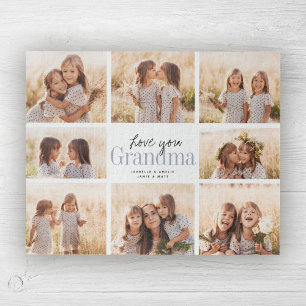 Custom Liebe You Oma Oma Grandkids FotoCollage Puzzle