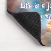 Custom "Life is a Journey" Mousepad (Ecke)