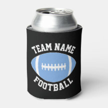 Custom Light Blue Football Team Name Personalisier